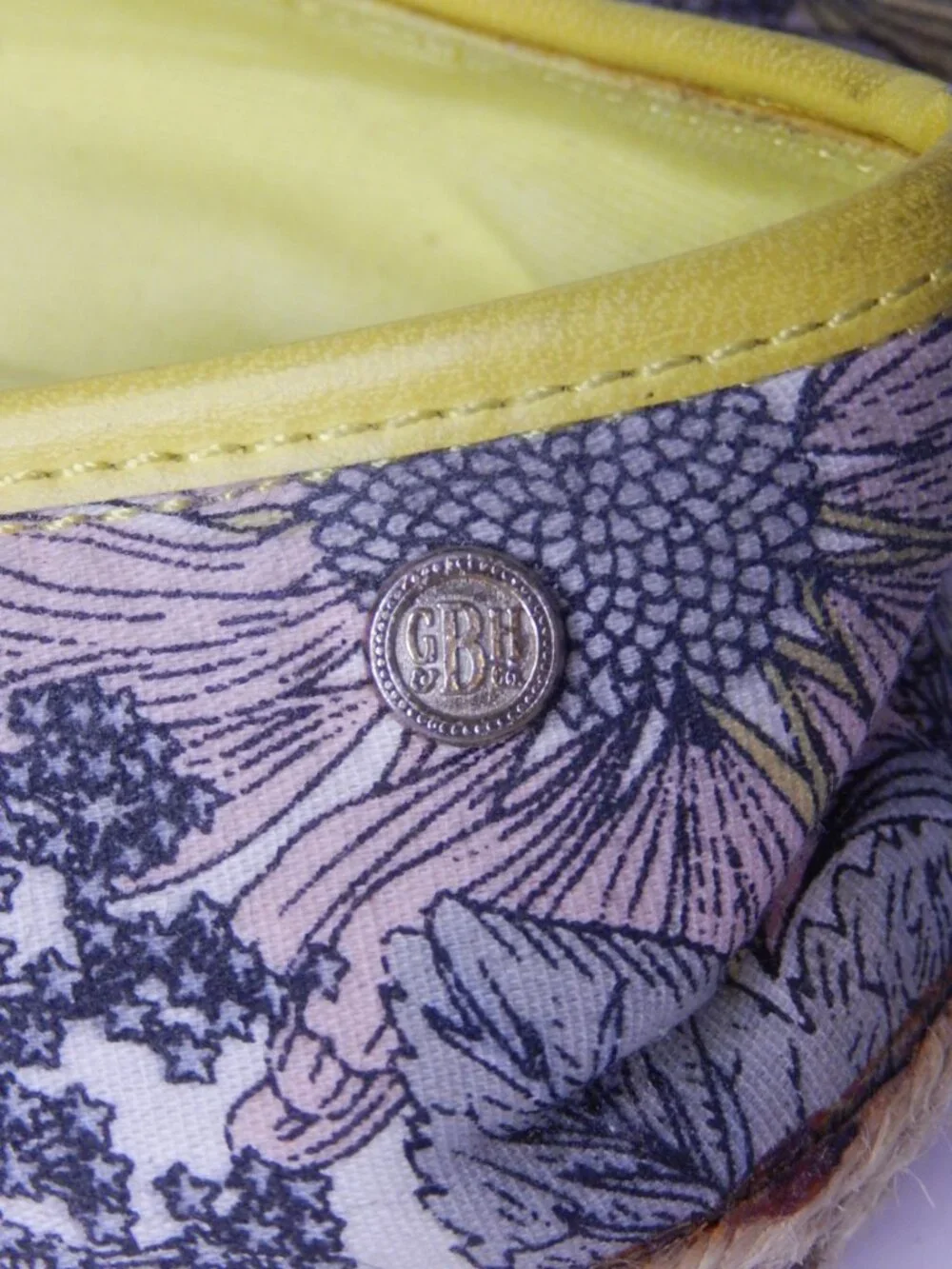 G.H. Bass & Co Women's Mary Jane Siip On Canvas Shoe (Yellow Size 6M)